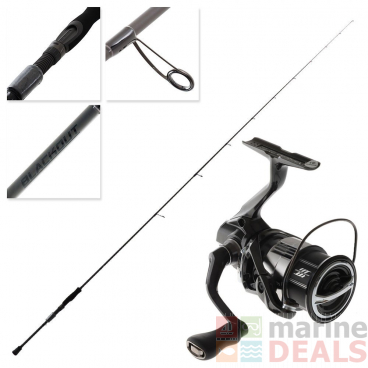 Shimano 23 Vanquish 2500 SHG C Blackout Light Spin Combo 8ft 2in 4-10lb 2pc