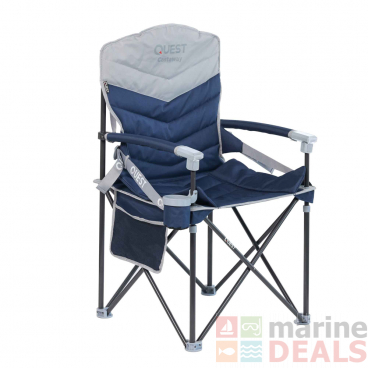 Quest Castaway Hard Foldable Camping Arm Chair