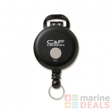 C&F Design Pin On Reel with Fly Catcher Black