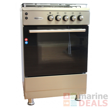 Challenger Kingfisher 600 Gas Stove Stainless Steel
