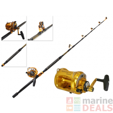 Okuma Makaira Gold 80W Stand-Up Game Combo with ALPS Bearing Rollers 5'10'' 37kg 1pc