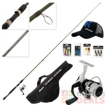 Okuma Aria Voyager Canal Spinning Travel Package 6ft 6in 6-12lb 5pc