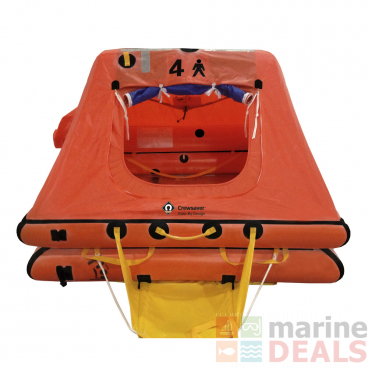 Crewsaver 4-Man ISO Ocean Inshore Life Raft Under 24hr Container