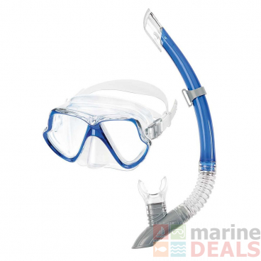 Mares Dolphin Combo Mask and Snorkel Set Blue/Clear