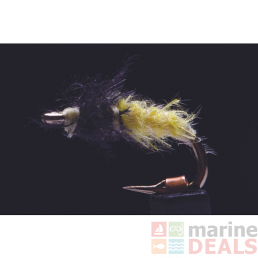 Manic Tackle Project CDC Dubbed Willow Grub Dry Fly #18