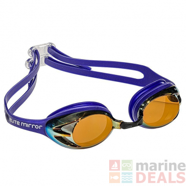 Aqualine Elite Mirror Swimming Goggles Violet