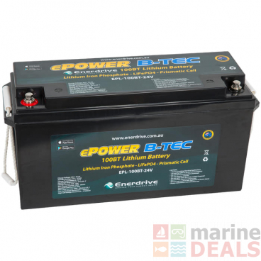 Enerdrive B-TEC LiFePO4 Battery 24V 100Ah