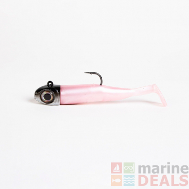 Ocean Angler Head Banger Deepwater Soft Bait Lure 125mm 100g Pink