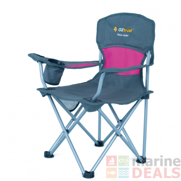 OZtrail Junior Deluxe Camping Arm Chair Pink