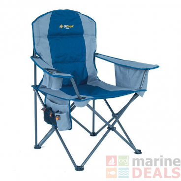 OZtrail Cooler Camping Arm Chair Blue