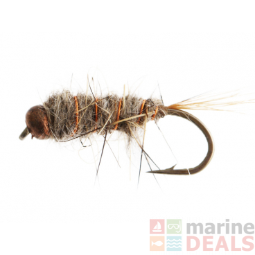 Black Magic Copperbead Hare and Copper Trout Fly Size B12