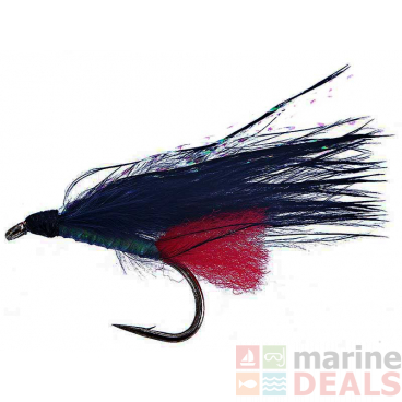 Black Magic Lumo Black Marabou Trout Fly A06