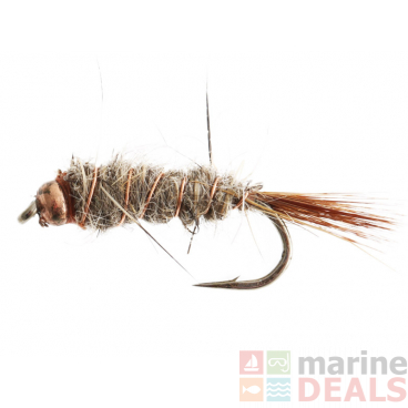 Black Magic Copperbead Hare and Copper Trout Fly Size B14