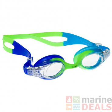 Aqualine Rainbow Kids Swimming Goggles Royal/Green/Sky