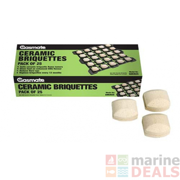 Gasmate Ceramic Briquettes - Pack of 25