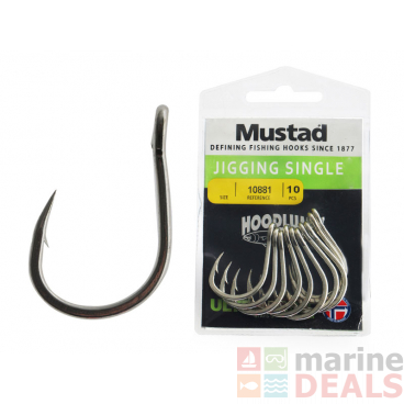 Mustad 10881NP-DP UltraPoint Jigging Hooks Single Pack