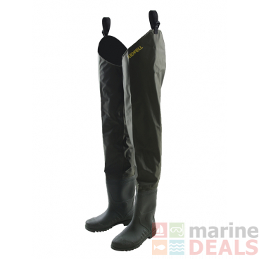 Kilwell Hip Waders with Cleated Soles Olive US7