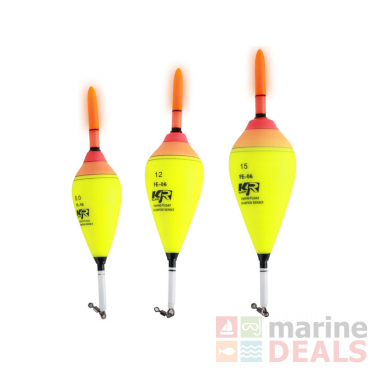 Day and Night Squid Fishing Floats with Glow Stick Insert
