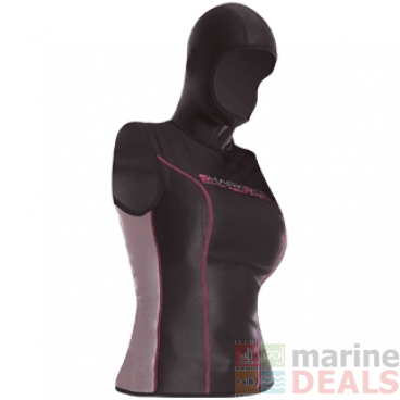 Sharkskin Chillproof Womens Sleeveless Thermal Vest with Hood