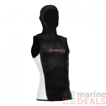 Sharkskin Chillproof Mens Sleeveless Thermal Vest with Hood