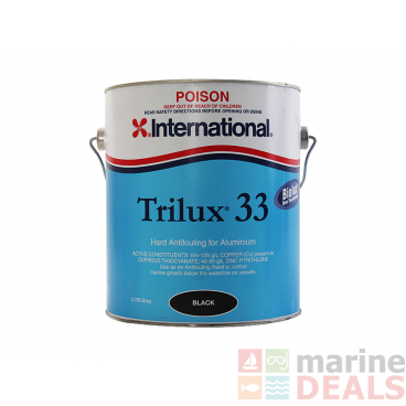 International Trilux 33 Antifouling Boat Paint Black 3.8L