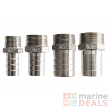V-Quipment Stainless Steel Hose Connector Male Thread