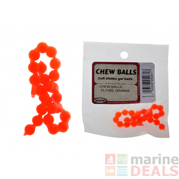 Wapsi Chew Balls Fluoro Fire Orange