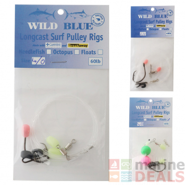 Wild Blue Tackle Long Cast Surf Pulley Rig