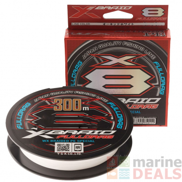 XBraid Full Drag X8 GP-D Braid White 300m