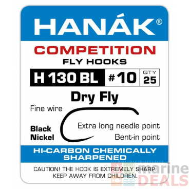 HANAK Competition H130BL Barbless Hooks