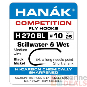 HANAK Competition H270BL Barbless Hooks