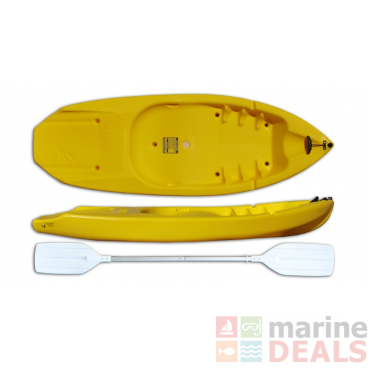 Phoenix Kayaks Hawk Kids Kayak with Paddle Yellow