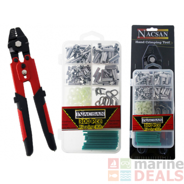 Nacsan 300 Piece Rigging Kit with Crimping Tool