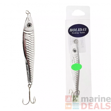 Holiday Metal Fish Casting Lure Silver