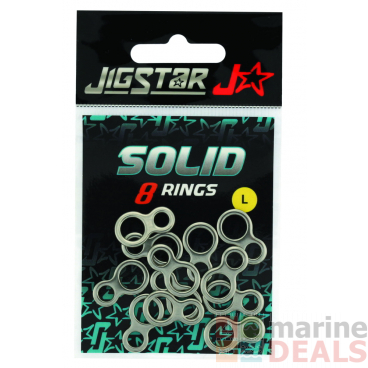 Jig Star Figure 8 Solid Rings Small Qty 16