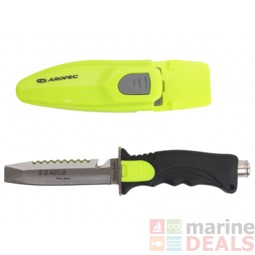 Aropec Jade Stainless Dive Knife Yellow