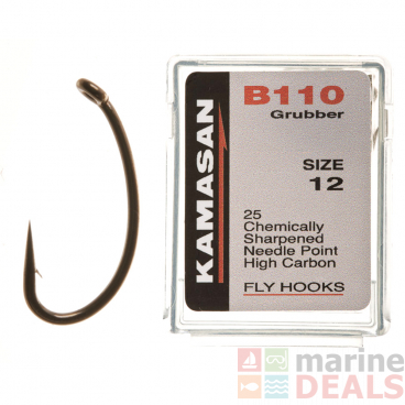 Kamasan B110 Grubber Fly Tying Hooks