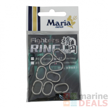 Maria Fighters Oval Split Rings Size No. 9 150kg Qty 8