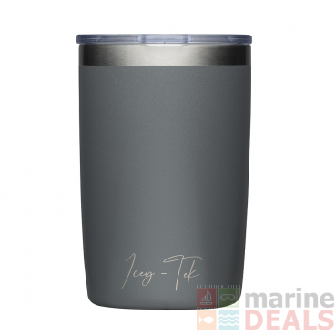 Icey-Tek Lifestyle Insulated Coffee Mug 350ml Dark Grey
