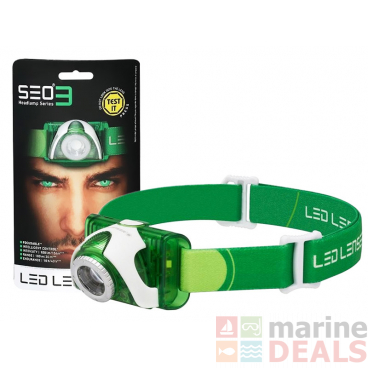 Ledlenser SEO3 Headlamp 100lm Green