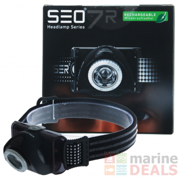 Ledlenser SEO7R Rechargeable Headlamp 220lm Black