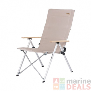Naturehike Aluminium Folding 3-Position Recliner Chair Khaki