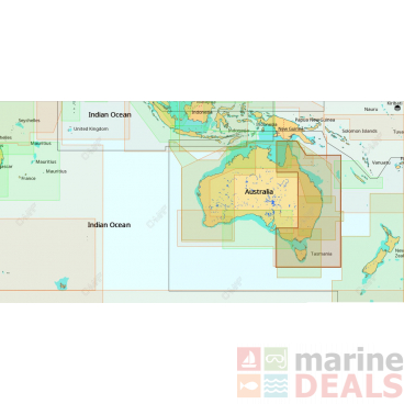 C-MAP MAX-N+ AU-Y010 Chart Victor Harbor to Wellesley Islands
