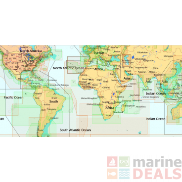 C-MAP Max PC-M203 Chart Carolinas/Kiribati/Marshall/Marianas