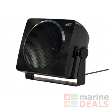 GME GS420 Marine Box Speakers 5in 80W Black Qty 2