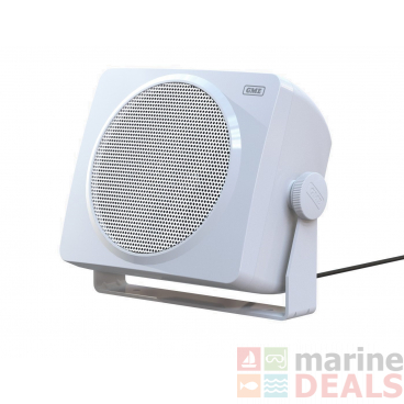 GME GS420 Marine Box Speakers 5in 80W White Qty 2