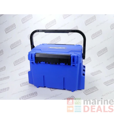 Meiho Bucket Mouth 7000 Heavy Duty Tackle Box 475x335x320mm Blue