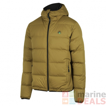 Ridgeline Crosscut PrimaLoft Mens Down Puffer Jacket Teak