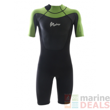 Maddog Superstretch Mens Springsuit Wetsuit 2mm Black/Lime L