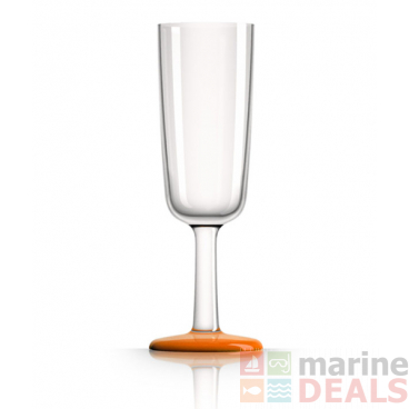 Marc Newson Unbreakable Champagne Glass Cadmium Orange